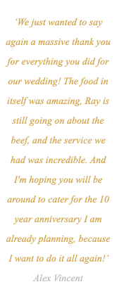 Feast Fine Catering Quote